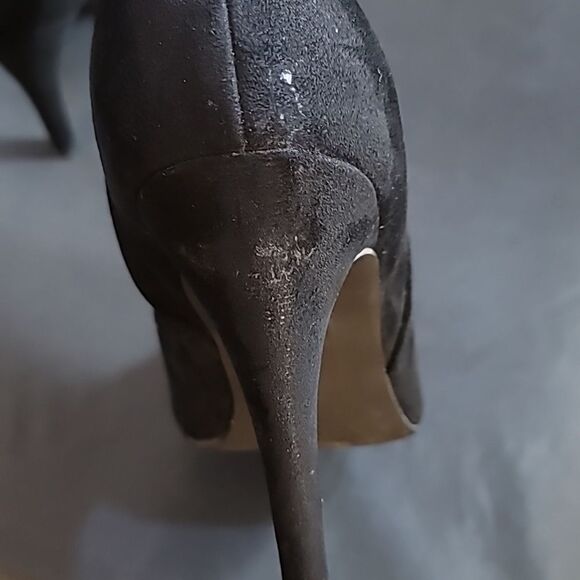 STEVE MADDEN SALLYY/SALL STILETTOS ZIP CLOSURE POINTE TOE WOMENS SUEDE BOOTIE - Picture 13 of 15